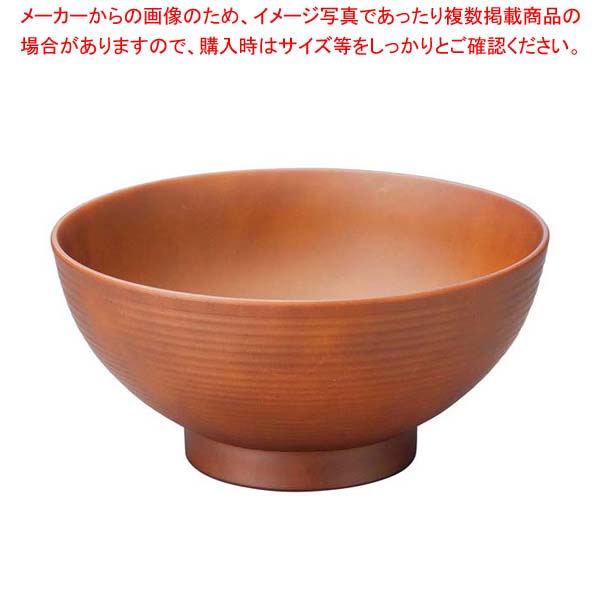 【まとめ買い10個セット品】耐熱6寸乱筋木目丼 総ナチュラル 1001036
