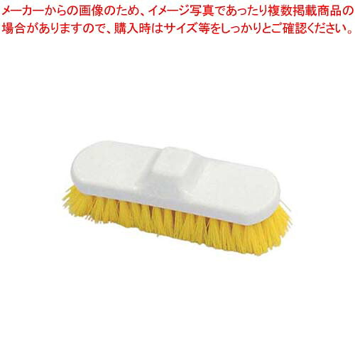 【まとめ買い10個セット品】ジャストマン カラーデッキブルーム1385用 替ブラシ イエロー