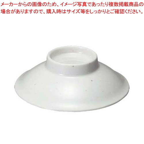 【まとめ買い10個セット品】メラミン 粉引 飯碗蓋 中(煮物碗蓋兼用)YD-43-KH