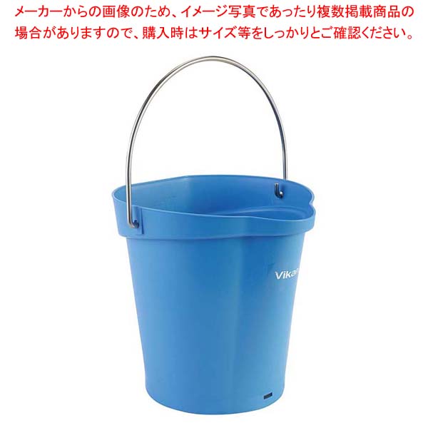 【まとめ買い10個セット品】ヴァイカン ハイジーンバケット 6L 本体 56883 ブルー