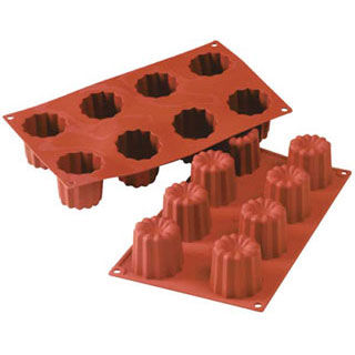 【まとめ買い10個セット品】SF050 ビックカヌレ 8ヶ取【 厨房器具 製菓道具 おしゃれ 飲食店 】|厨房卸問屋 名調
