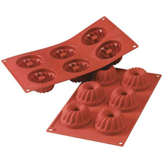 【まとめ買い10個セット品】SF058 クグロフ 6ヶ取【 厨房器具 製菓道具 おしゃれ 飲食店 】|厨房卸問屋 名調