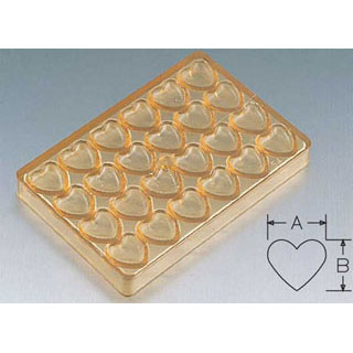 【まとめ買い10個セット品】【 No.54 ハート型 24ヶ取 】【 厨房器具 製菓道具 おしゃれ 飲食店 】 【 バレンタイン 手作り 】｜厨房卸問屋 名調 25,969円
