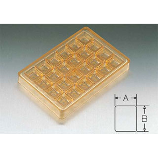 【まとめ買い10個セット品】【 No.3 角型 24ヶ取 】 【 厨房器具 製菓道具 おしゃれ 飲食店 】 【 バレンタイン 手作り 】