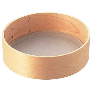 【 粉ふるい 】 【 木枠ステン張粉フルイ 尺2 7目 】【 厨房器具 製菓道具 おしゃれ 飲食店 】|厨房卸問屋 名調
