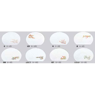 【まとめ買い10個セット品】【 尺3半月 四季懐石まっと［50枚入］ 紅葉 】【 厨房器具 製菓道具 おしゃれ 飲食店 】｜厨房卸問屋 名調