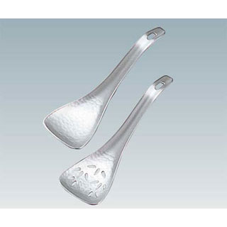 【まとめ買い10個セット品】【 アルミレンゲ杓子 穴無 】 【 厨房器具 製菓道具 おしゃれ 飲食店 】