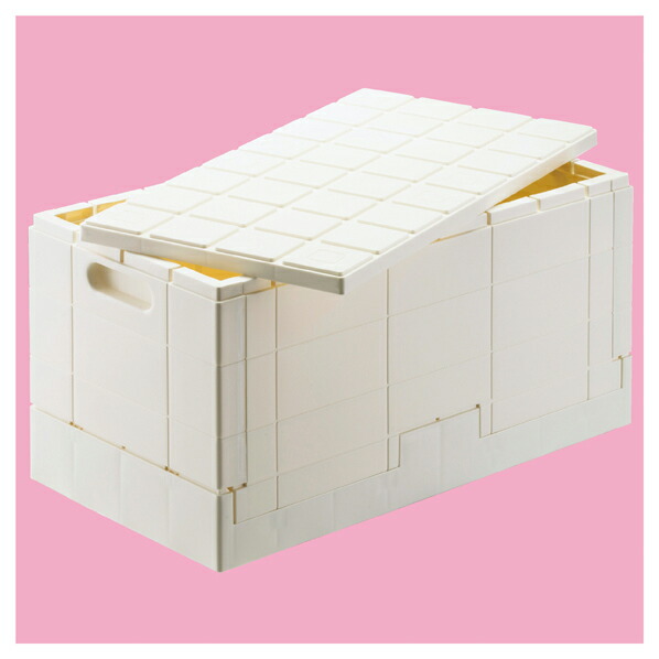 【まとめ買い10個セット品】スタッキングコンテナボックス ホワイト 1台 61-661-87-2｜厨房卸問屋 名調