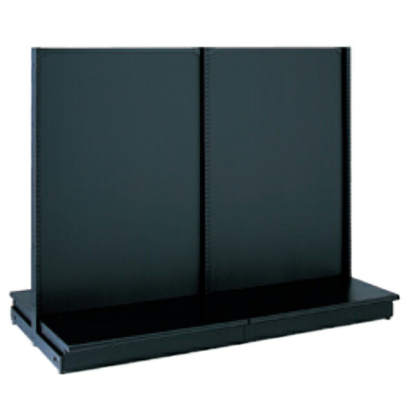 KZ ブラック両面ボードタイプW120×H165cm本 61-535-29-4 【 システム什器 KS/KZゴンドラ什器 KS/KZ ブラック KZ ボードタイプ 両面タイプ ブラック 本体 W120cm 】