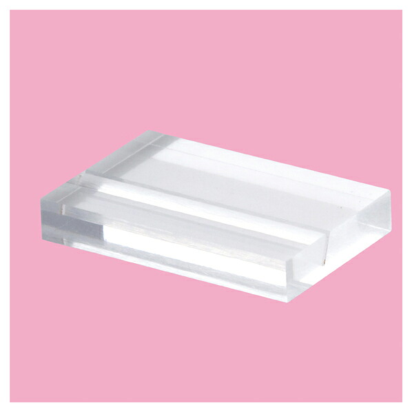 【まとめ買い10個セット品】アクリルポップカード立て小 10個 61-656-48-1 【 バレンタイン 手作り 】