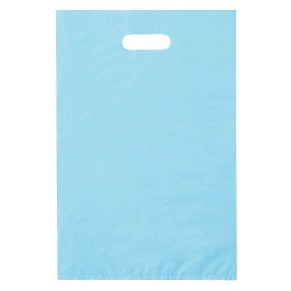 【まとめ買い10個セット品】ポリ袋ハード型 ブルー 25×40cm 100枚 61-782-16-1 【 ラッピング用品 レジ袋・ポリ袋 スクエアバッグ(無地) ポリ袋ハード型 カラー ブルー 】