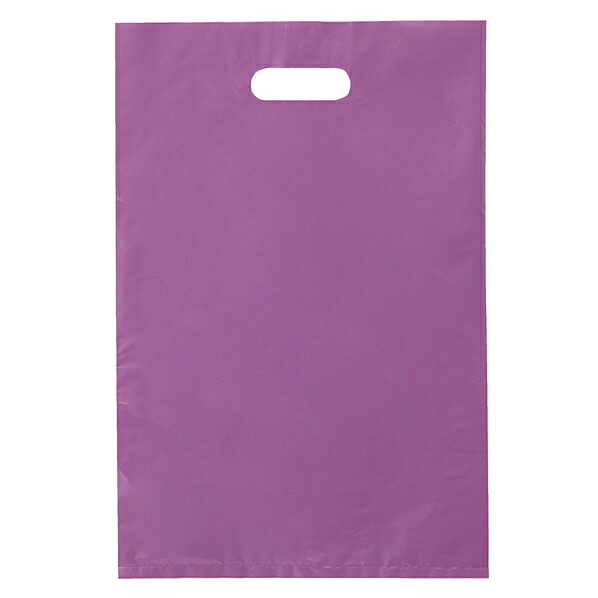 【まとめ買い10個セット品】ポリ袋ハード型 パープル 40×50cm 50枚 61-782-24-3 【 ラッピング用品 レジ袋・ポリ袋 スクエアバッグ（無地） ポリ袋ハード型 カラー パープル 】