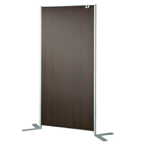 パネルタイプパーティション ブラウンW90×H188cm 61-550-90-3 【 オフィス家具 パーティション その他 衝立・パーティション パネルタイプパーティション H188cm 】