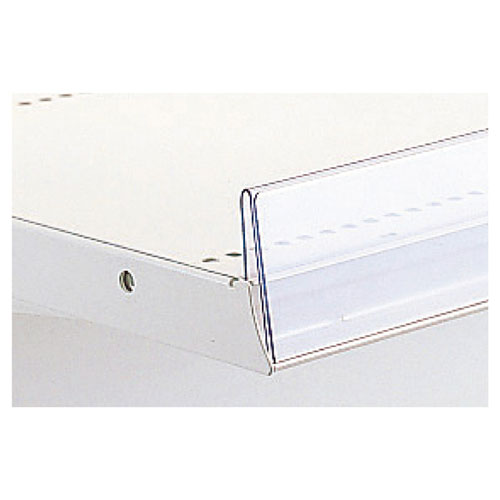 【まとめ買い10個セット品】プライスレール KZ棚板W90cm用 61-24-11-2 【 システム什器 BR50(ベーシックラック) ゴンドラ什器 オプション プライスレール H5.5cmタイプ什器用備品 】【 店舗 システム ラック 展示 サービス ディスプレー キャビネット デザイン 業務用 】