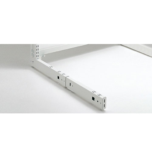 【まとめ買い10個セット品】 KS／KZ用継ぎ脚 D15cm 61-28-25-1 【メーカー直送/代金引換決済不可】【店舗什器 パネル 壁面 店舗備品 仕切 棚】