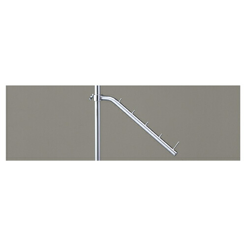 【まとめ買い10個セット品】シングルハンガー用傾斜5連掛け 61-98-14-1 【 店舗什器 ハンガーラック シングルハンガーラック用オプション ハンガーラック用傾斜5連掛けハンガーラック 】