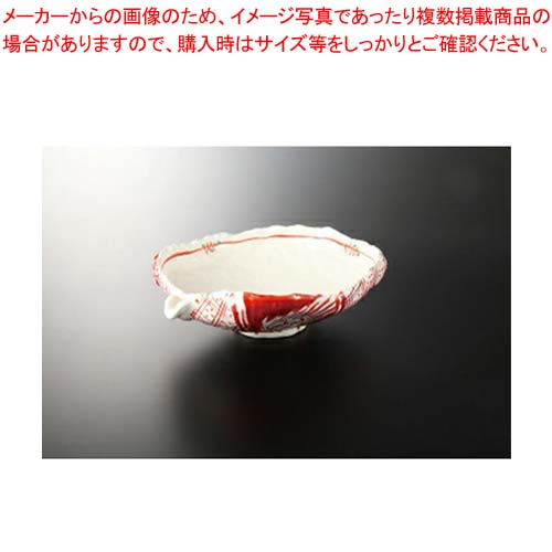 和食器 赤絵 片口大平鉢 37F033-14 まごころ第37集 【卸問屋名調 おしゃれ 食器 テーブルウェア 業務用 居酒屋 レストラン 喫茶店 ホテル 家庭用】