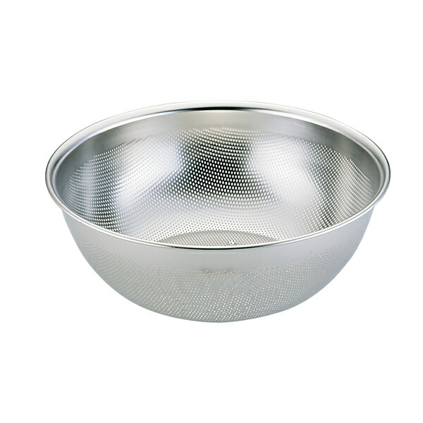 18-8　HACCP　深型パンチボール　30cm φ1.5mm 9904060