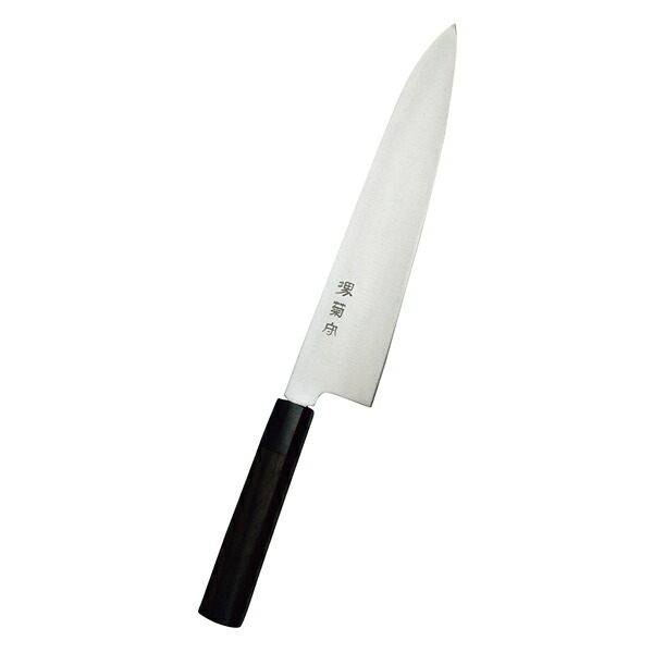 堺菊守　モリブデン和式II　牛刀　240mm 紫檀八角柄