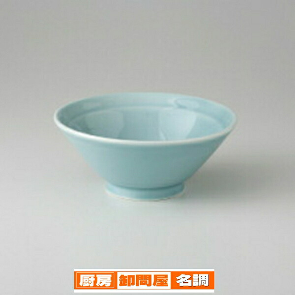 【まとめ買い10個セット品】和食器 青磁 5.0リムライス丼 37K361-28 まごころ第37集 【キャンセル/返品不可】