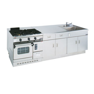 業務用 マルゼン 調理実習台 MJW-T279 【 厨房機器 】 【 メーカー直送/後払い決済不可 】 【 厨房機器 ガス機器 ガステーブル 業務用 】