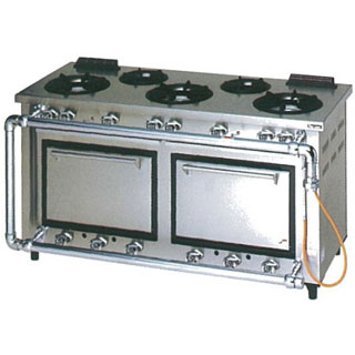 マルゼン デラックスタイプガスレンジ MGRD-156D 12A・13A(都市ガス) 【 厨房機器 】 【 メーカー直送/後払い決済不可 】 【 ガステーブル 業務用 】