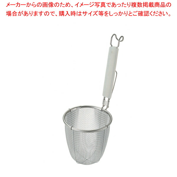 楽天市場】TSステンレス パイプ柄角てぼ 深型タテ(冷凍麺用)【 うどん