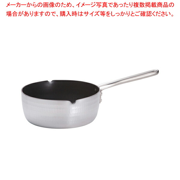 【まとめ買い10個セット品】遠藤商事 / TKG共柄厚板 アルミテフロン雪平鍋 18cm 【 雪平鍋 人気の鍋 使いやすい鍋 煮物鍋 おすすめブランド キッチン鍋 人気鍋メーカー 長く使える鍋 人気メーカー 行平なべ】