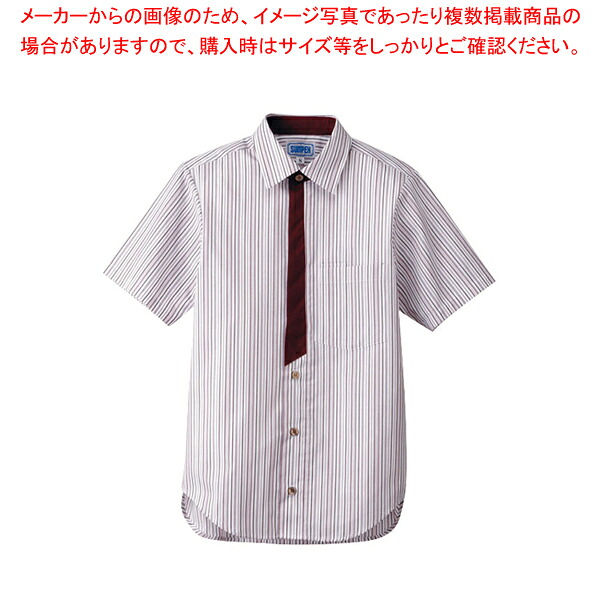 男女兼用半袖シャツ M BT-3123 エンジ