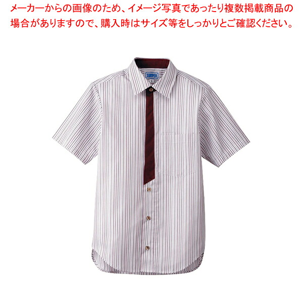 男女兼用半袖シャツ 3L BT-3123 エンジ