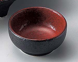 【まとめ買い10個セット品】和食器 ツ018-148 紅黒炭三ッ足両切丸千代口【キャンセル/返品不可】｜厨房卸問屋 名調