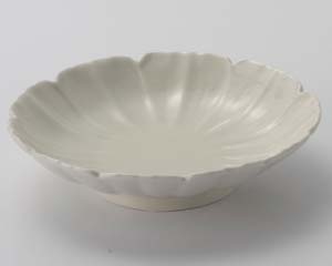 【まとめ買い10個セット品】和食器 テ019-198 黄青磁花形刺身鉢【キャンセル/返品不可】