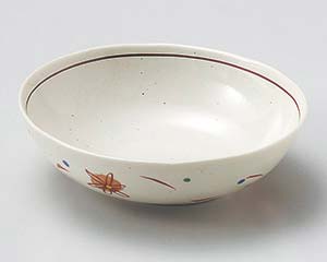 【まとめ買い10個セット品】和食器 ア038-158 手描き色絵草花だ円鉢 大【キャンセル/返品不可】｜厨房卸問屋 名調