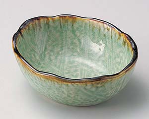 【まとめ買い10個セット品】和食器 ト059-218 翠玉木の葉4.0寸小鉢【キャンセル/返品不可】|厨房卸問屋 名調