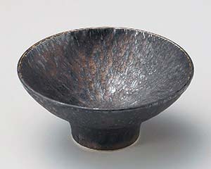 【まとめ買い10個セット品】和食器 ホ060-038 金結晶高台4.0鉢【キャンセル/返品不可】
