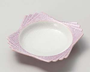 【まとめ買い10個セット品】和食器 ミ062-068 紫白吹 四ッ重ね 小鉢【キャンセル/返品不可】｜厨房卸問屋 名調