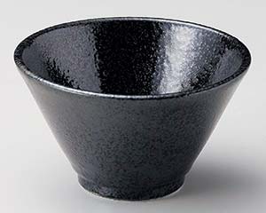 【まとめ買い10個セット品】和食器 ア068-148 黒結晶4.0切立ボール【キャンセル/返品不可】｜厨房卸問屋 名調