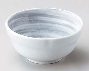【まとめ買い10個セット品】和食器 オ074-618 粉引グレー刷毛目3.8小鉢【キャンセル/返品不可】