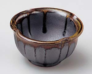 【まとめ買い10個セット品】和食器 オ078-168 梅型鉄流し珍味【キャンセル/返品不可】