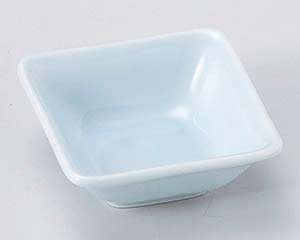 【まとめ買い10個セット品】和食器 ロ081-268 スワン 青磁角珍味【キャンセル/返品不可】