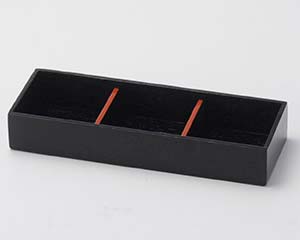 【まとめ買い10個セット品】和食器 ホ090-148 黒塗珍味箱【キャンセル/返品不可】|厨房卸問屋 名調