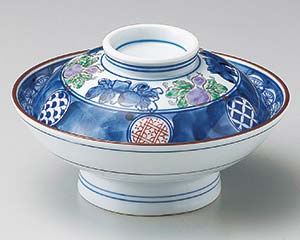【まとめ買い10個セット品】和食器 ツ102-088 錦丸紋ひさご蓋向【キャンセル/返品不可】