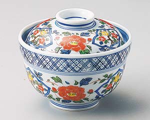 【まとめ買い10個セット品】和食器 ミ108-248 花唐草煮物碗【キャンセル/返品不可】
