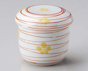 【まとめ買い10個セット品】和食器 テ113-018 赤絵乱線梅むし碗【キャンセル/返品不可】