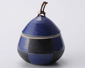 【まとめ買い10個セット品】和食器 ミ111-268 青市松クリむし碗(大)【キャンセル/返品不可】|厨房卸問屋 名調