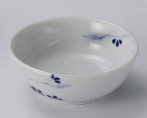 【まとめ買い10個セット品】和食器 ミ120-168 染付 花絵 丸鉢【キャンセル/返品不可】｜厨房卸問屋 名調
