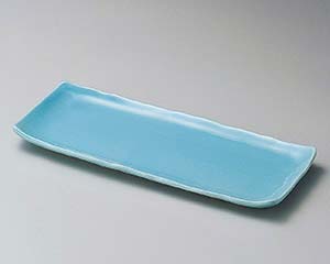 【まとめ買い10個セット品】和食器 イ147-038 日陶青磁長皿【キャンセル/返品不可】｜厨房卸問屋 名調 12,263円