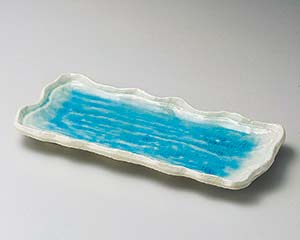 【まとめ買い10個セット品】和食器 イ147-118 流水焼物皿【キャンセル/返品不可】｜厨房卸問屋 名調