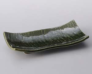 【まとめ買い10個セット品】和食器 ア151-198 織部焼物皿【キャンセル/返品不可】