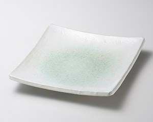 【まとめ買い10個セット品】和食器 ロ186-018 新緑10.0正角皿【キャンセル/返品不可】